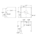 Envision LHB-OPT-PDM LHB: Pendant mount bracket for OPT