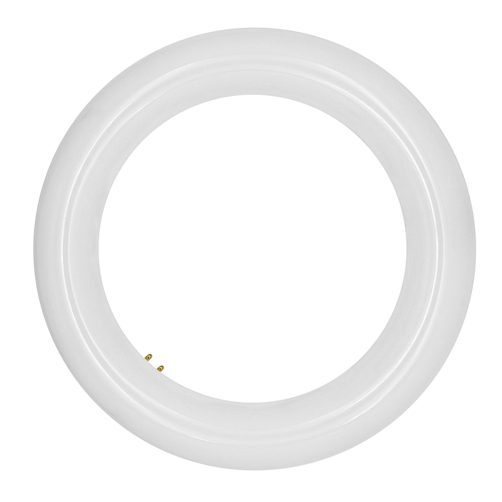 Envision LED-T9-DF-8I-11W-4CCT T9 8" Cicline Glass + PC Coating TRIPLE FIT Ballast, or AC Direct Single/Double (FROSTED LENS)