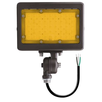 Envision LED-ARL-2P30-22K-BZ-KN-PC Mini Flood: M-Line 1/2" Knuckle, 30/15w, Bronze