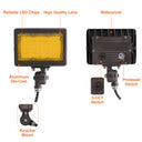 Envision LED-ARL-2P30-22K-BZ-KN-PC Mini Flood: M-Line 1/2" Knuckle, 30/15w, Bronze