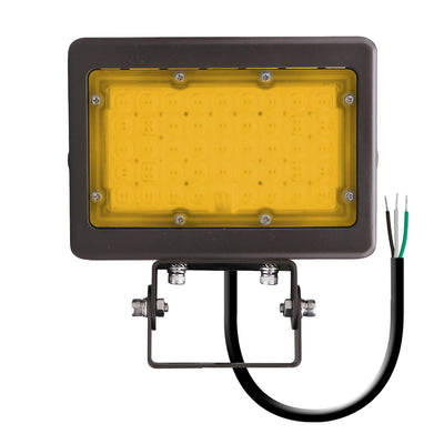 Envision LED-ARL-2P30-22K-BZ-TR-PC Mini Flood: M-Line Trunnion, 30/15w, Bronze