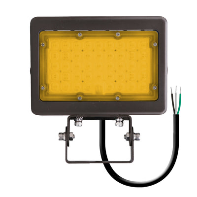 Envision LED-ARL-2P50-22K-BZ-TR-PC Mini Flood: M-Line Trunnion, 50/35w, Bronze