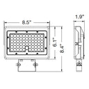 Envision LED-ARL-3P80-22K-BZ-TR-PC Mini Flood: M-Line Trunnion, 80/70/60w, Bronze