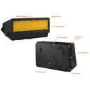Envision LED-WPFC-5P80-22K-BL-PC Wall Pack: FC-Line, 80/64/48/32/16W, Black