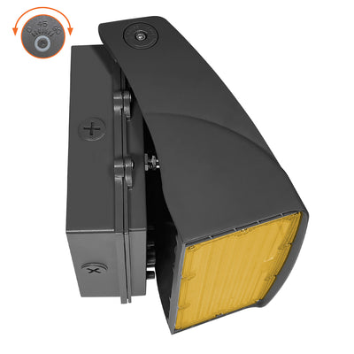 Envision LED-WPFC-ADJ-3P80W-22K-BL Wall Pack: AFC-Line, 80/70/60W, Black