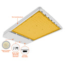 Envision LED-ARL3-3B-5P430-22K-WH-HV Area Light: OPTIC-Line (Selectable), 430/400/370/340/310w, White