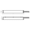 Envision LED-EMB-8W-HV-0/10V Emergency Back Up: 120v OUTPUT (Works with all 0-10V Dim or <8W fixtures -2 Piece Split Design-