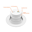 Envision LED-RDL-4-3P12-5CCT-WH-BFL 4" Retrofit Downlight: RDL-Line, 12/10/8w, White