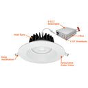 Envision LED-DLJBX-6RG-24W-5CCT-WH-R 6" Regressed Downlight 5CCT, White
