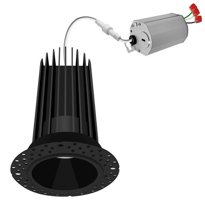 Envision LED-DLJBX-TML-2R-15W-5CCT-BLK 2" Round Downlight: Trimless-Line, White