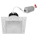 Envision LED-DLJBX-TML-2SQ-8W-5CCT-WH 2" Square Downlight: Trimless-Line, White