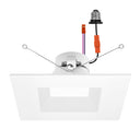 Envision LED-DL-SQ-6-13W-5CCT-UNV-0/10V 5/6" Retrofit Downlight: RDL-Line, White
