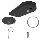 Envision UDL2-6FT-CPR-1WR-BL-EMB Suspension Kit:6' Canopy Top 1 Wire (2 pcs) w/ Emergency Backup