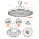 Envision ECV-RHB3-3P150-40/50K-WH-UNV-6 RHB3C High Bay: EcoValue, 150/120/100w, White