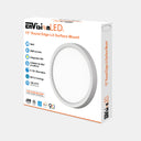 Envision LED-SLDSKR-15-30W-5CCT-WH-0/10V 15" Surface Mount Round: Slim-Line, White