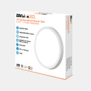 Envision LED-SLSM-19R-3P35-5CCT-WH 19" Surface Mount Round: Slim, 35/30/25w, White