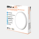 Envision LED-SLSM-15R-3P30-5CCT-WH-UNV 15" Surface Mount Round: Slim Universal, 30/25/20w, White