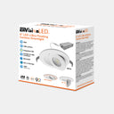 Envision LED-SL-FLT-6R-13W-5CCT-WH 4" Floating Gimbal Downlight (Canless) White Round Module