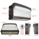 Envision LED-WPF-FC-21-3P100-TRI-BZ-PC Wall Pack: Full-FC-Line, 100/80/60W, Bronze