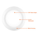Envision LED-CDSK-4-8W-5CCT-WH 4" Disk Lite: Cusp-Line, White