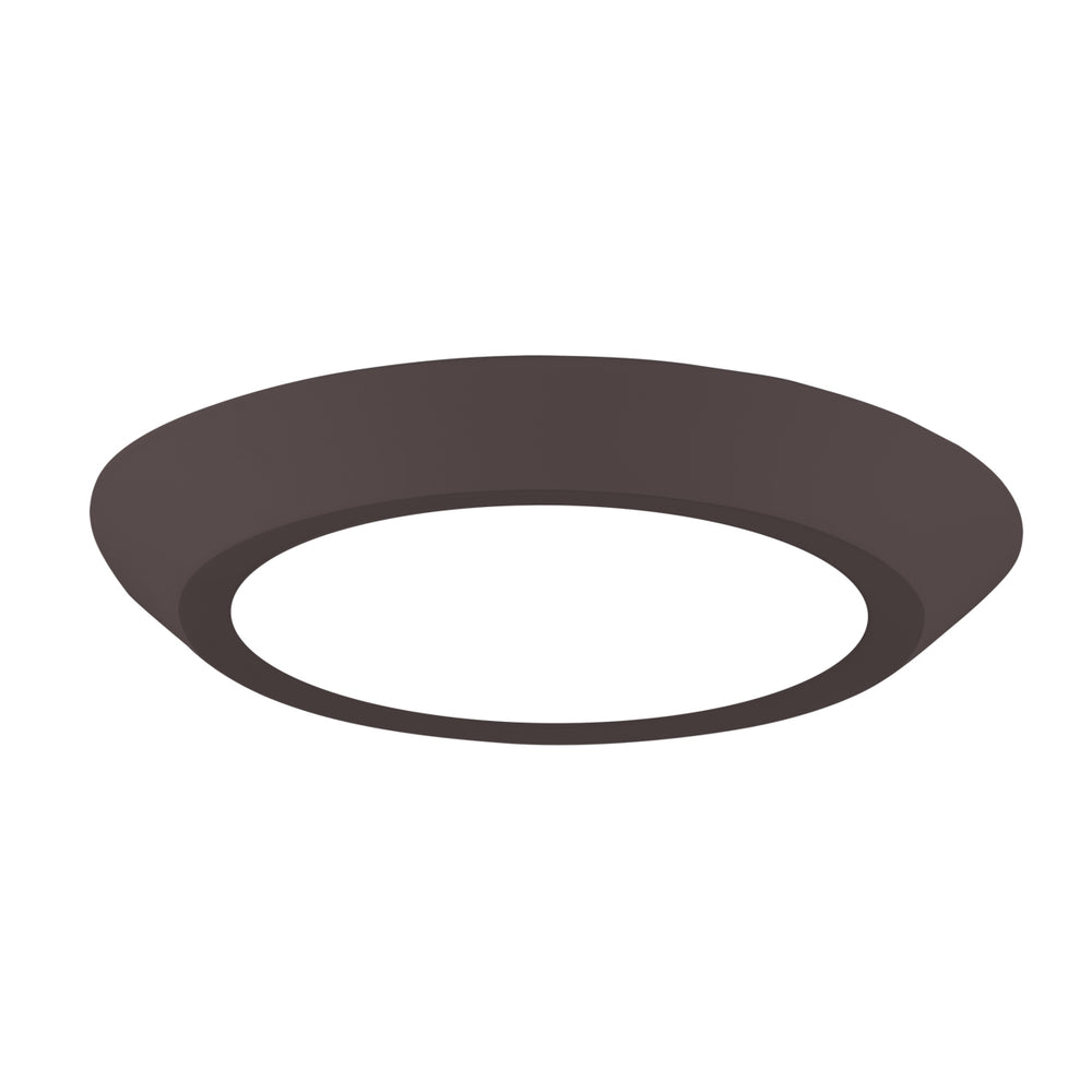 Envision LED-CDSK-6-11W-5CCT-BZ 6" Disk Lite: Cusp-Line, White