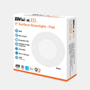 Envision LED-DSD-FL-4-11W-5CCT-WH 4" Surface Downlight: Flat, White