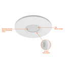Envision LED-DSD-RG-4-11W-5CCT-WH 4" Surface Downlight: Regressed, White