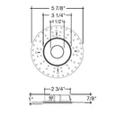Envision LED-DSD-TML-4-11W-5CCT-WH 4" Surface Downlight: Trimless, White