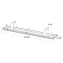Envision ALIN2-2FT-TRIMLESS-WH 2' Recessed Trimless Bracket, Black