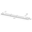 Envision ALIN2-3FT-TRIMLESS-WH 3' Recessed Trimless Bracket, White