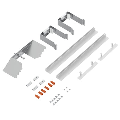 Envision ALIN2-8FT-TRIM-WH 8' Recessed Trim Bracket - White, Black