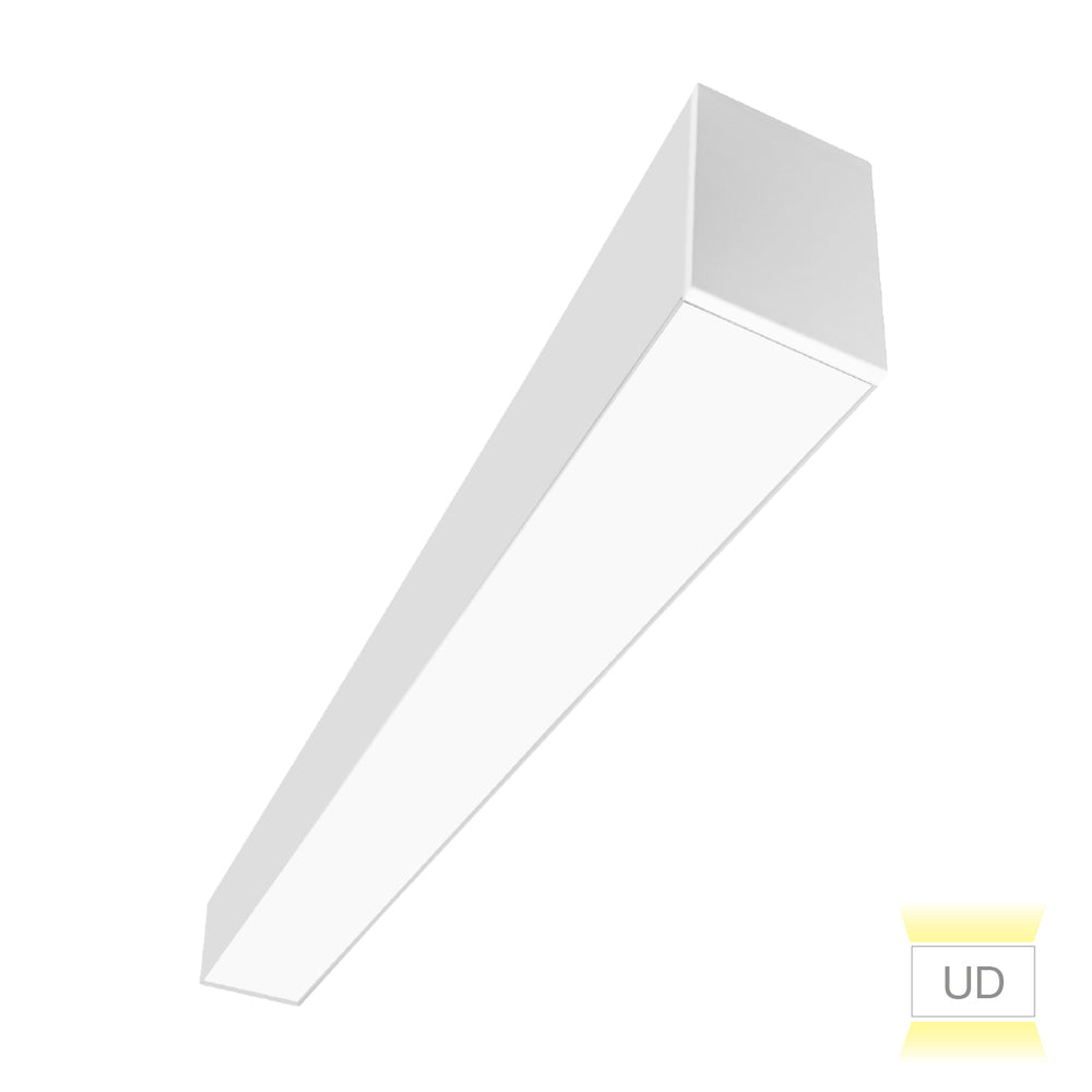 Envision LED-ALIN2-FL-4FT-3P50-UD-5CCT-WH 4' Architectural Linear Up/Downlight Frosted, 50/38/25w, White