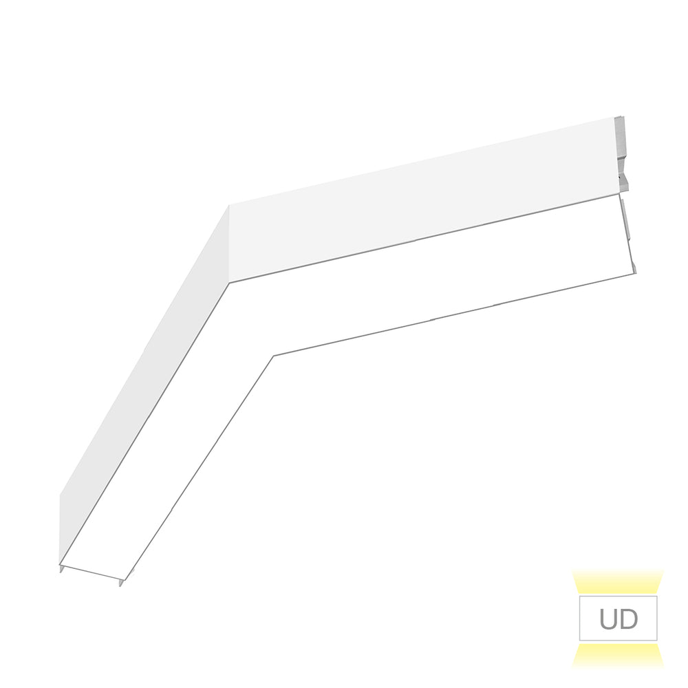 Envision LED-ALIN2-FL-12X12-120L-3P25-UD-5CCT-WH 12x12" 120° L-Shape Downlight, 20/15/10w, White