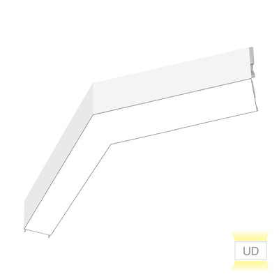 Envision LED-ALIN2-12X12-120L-3P25-UD-5CCT-WH 12x12" 120° L-Shape Downlight, 20/15/10w, White
