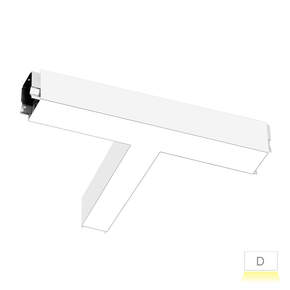 Envision LED-ALIN2-T-D-5CCT-WH T-Shape Connector Downlight, 7/5/3.5w, White