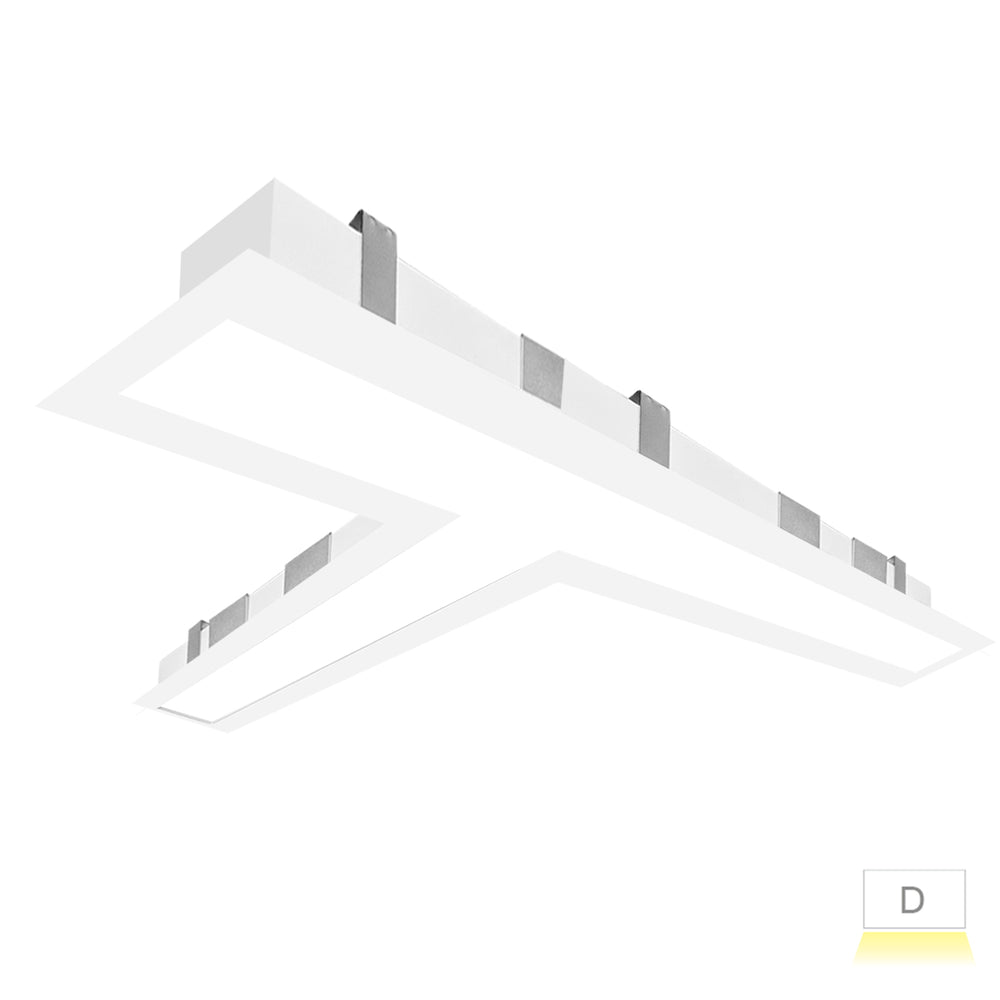 Envision LED-ALIN2-FL-22X10-T-3P36-D-5CCT-WH-RTK 2' T-Shape Downlight, 29/20/13.5w, White