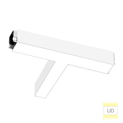 Envision LED-ALIN2-22X10-T-3P36-UD-5CCT-WH 2' T-Shape Downlight, 36/25/17w, White