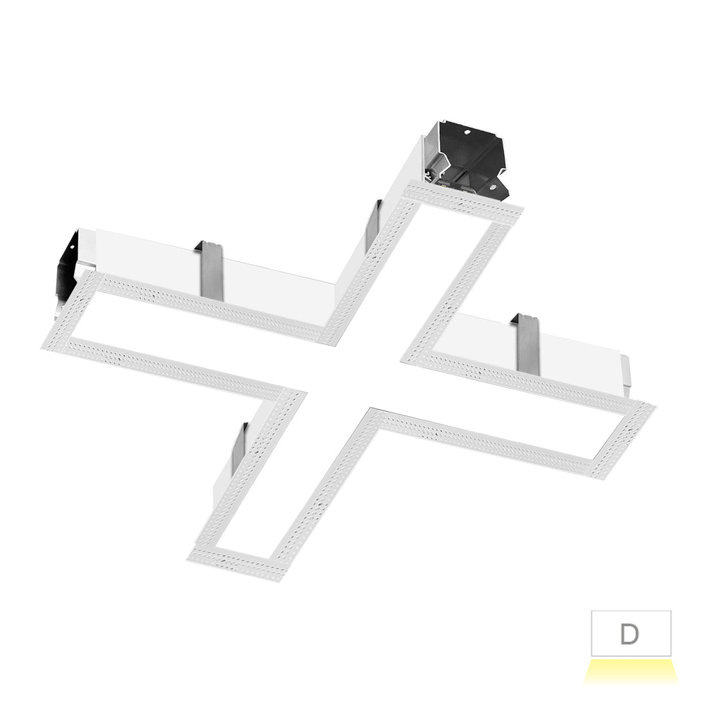 Envision LED-ALIN2-X-D-5CCT-WH-TML X-Shape Connector Downlight, 10/7.5/5w, White
