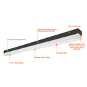 Envision LED-RST-8FT-3M60W-5CCT-SR-BL 8' Strip, 60/50/40w, Black
