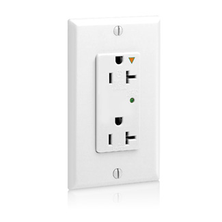 Leviton 5380-IGW 20 A 125 VAC Surge Protection White