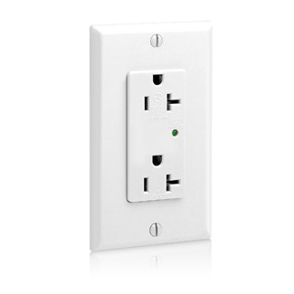 Leviton 5380-W 20 A 125 VAC Surge Protection White