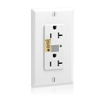 Leviton 7380-W 20 A 125 VAC Surge Protection White