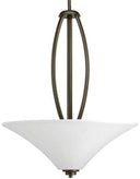 Progress 5528 P3951-20W Joy 3-Light Inverted Pendant, Antique Bronze