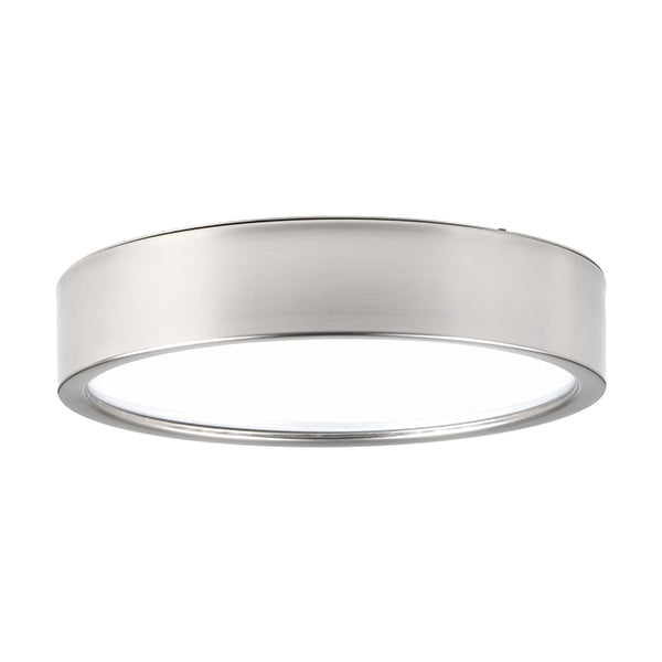 Progress Lighting P3632-0930K9 Portal 1-Light 13 in LED Flush Mount, Brushed Nickel