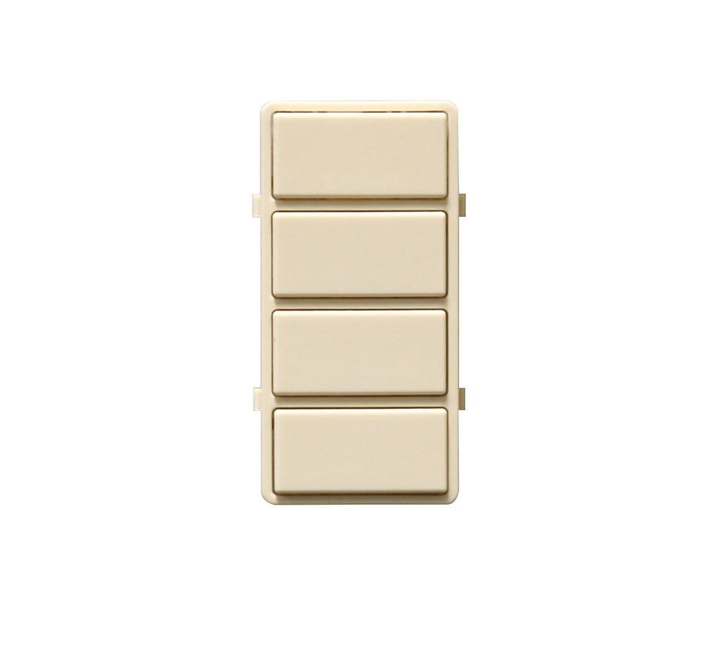 Leviton DS4KT-1PI Decora Digital/Decora Smart 4-Button Controller Color Change Kit, for use with Decora Smart 4-button