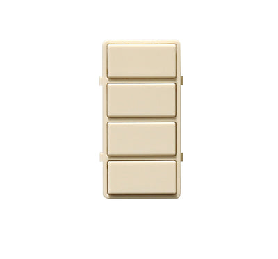 Leviton DS4KT-1PI Decora Digital/Decora Smart 4-Button Controller Color Change Kit, for use with Decora Smart 4-button