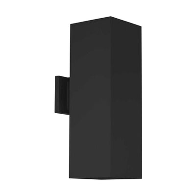 Progress Lighting P5644-31-30K Cylinder 6 in Square Outdoor Wall Lantern, Black