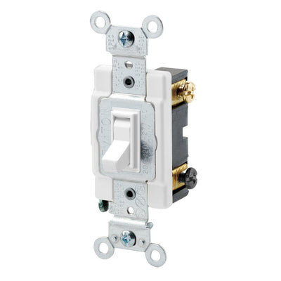 Leviton 54503-2W 15 A 120/277 VAC Wall Plate White
