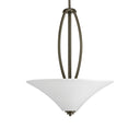 Progress 5528 P3951-20W Joy 3-Light Inverted Pendant, Antique Bronze