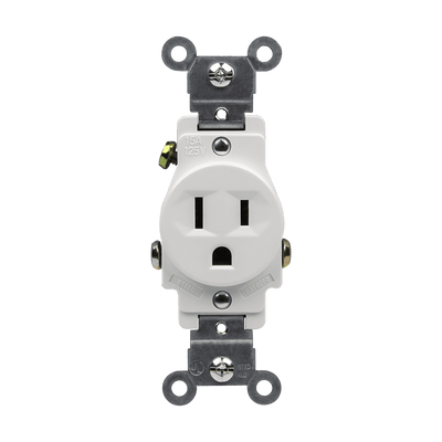 Commercial Grade 15A Single Receptacle, 5-15R